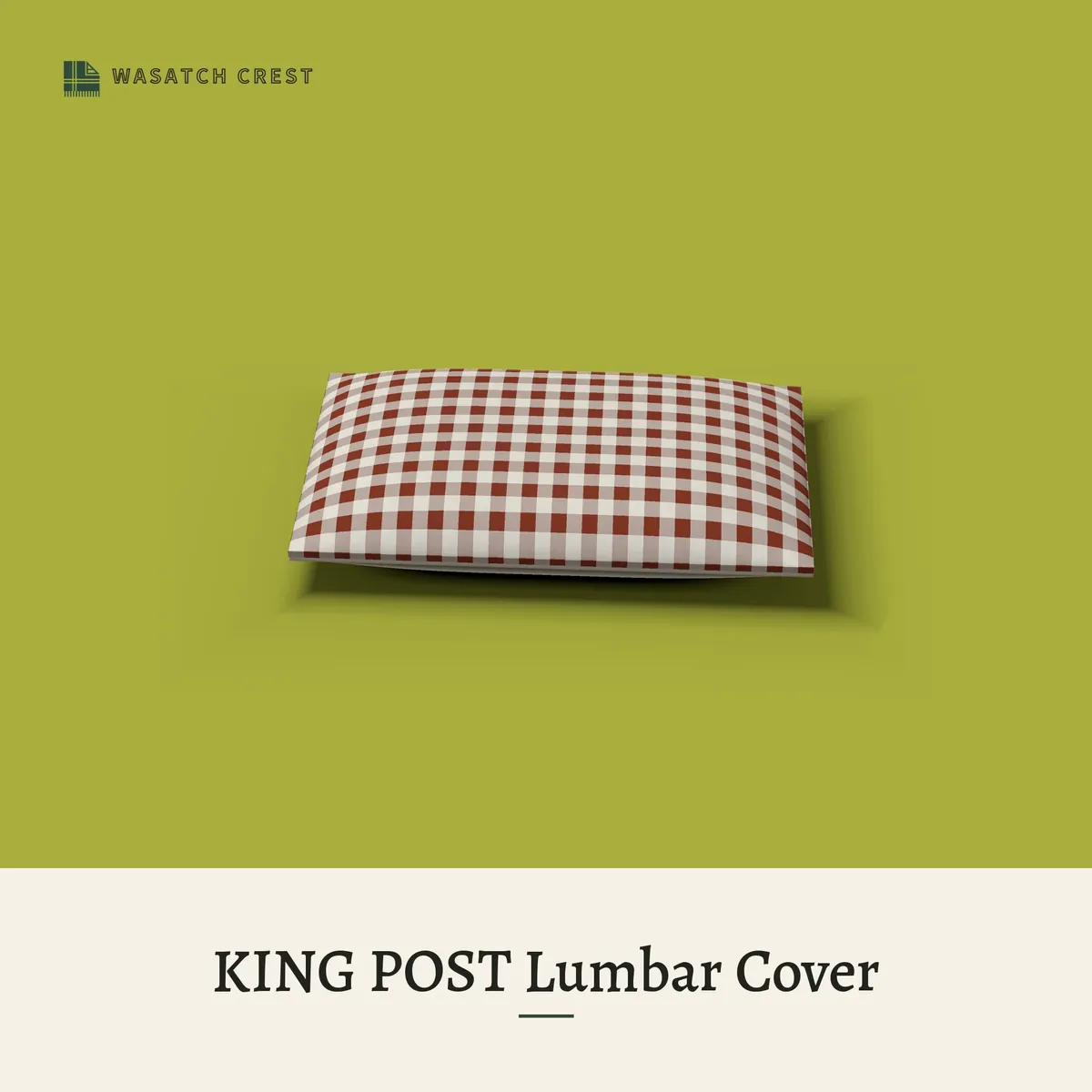 Provisional render of the KING POST Lumbar Cover, not a photo of the finished product