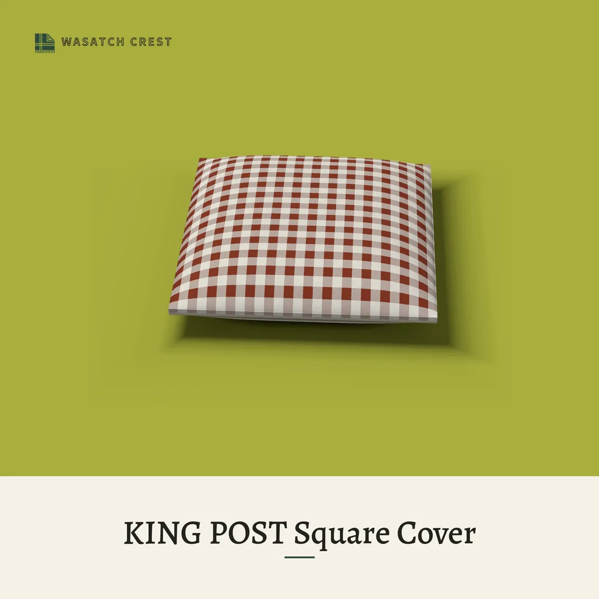 Provisional render of the KING POST Square Cover, not a photo of the finished product