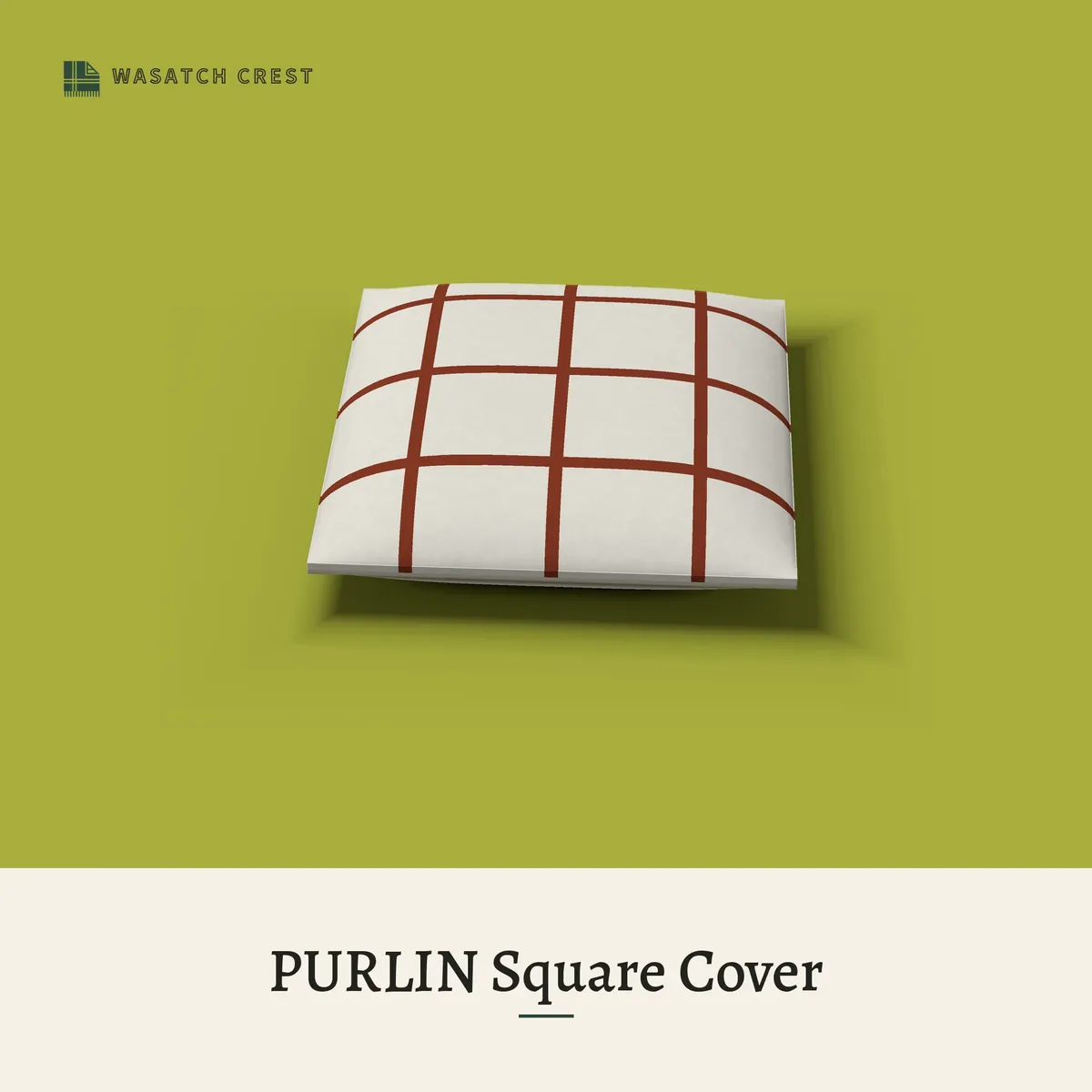 Provisional render of the PURLIN Square Cover, not a photo of the finished product