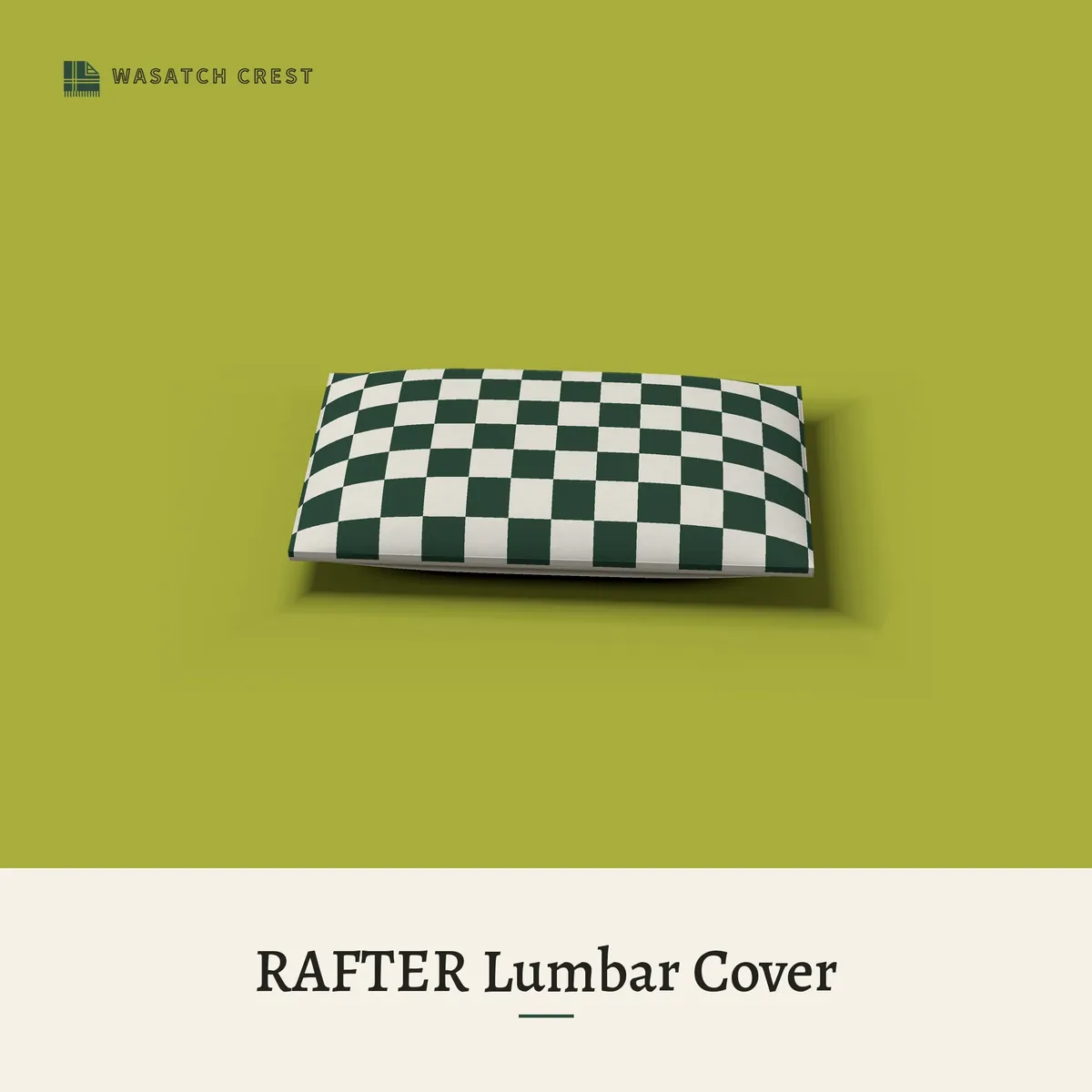 Provisional render of the RAFTER Lumbar Cover, not a photo of the finished product