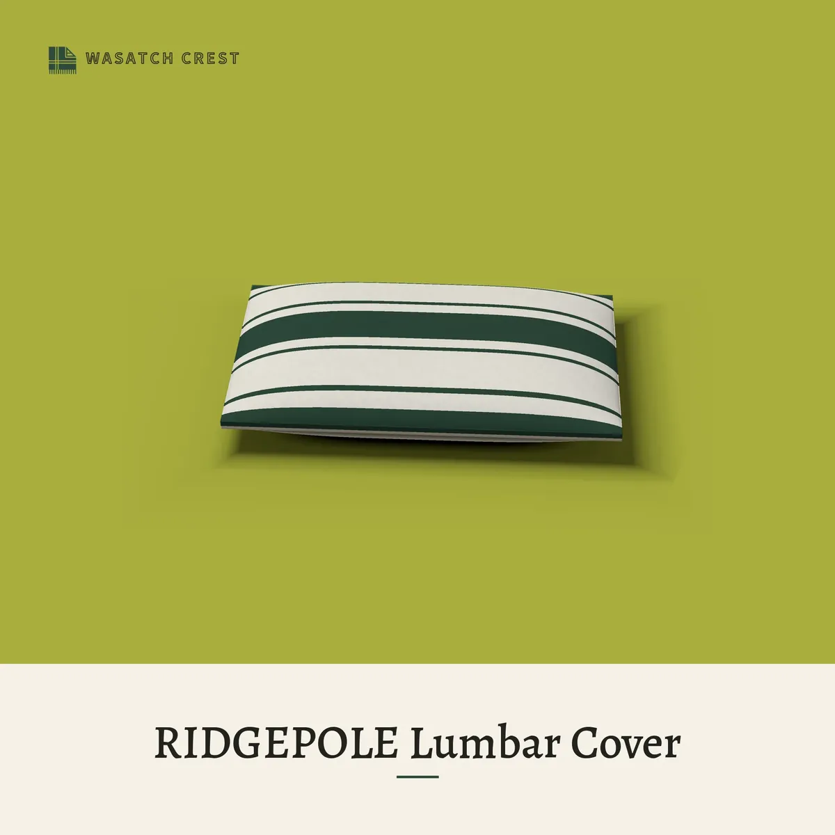 Provisional render of the RIDGEPOLE Lumbar Cover, not a photo of the finished product