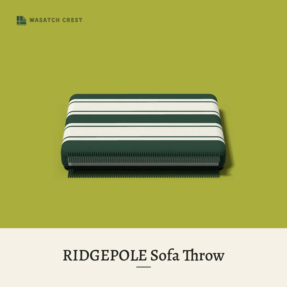 Provisional render of the RIDGEPOLE Sofa Throw, not a photo of the finished product